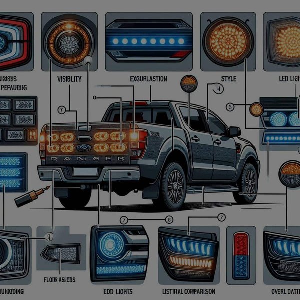 How to Choose the Best LED Tail Lights for a Ford Ranger for Visibility and Style?